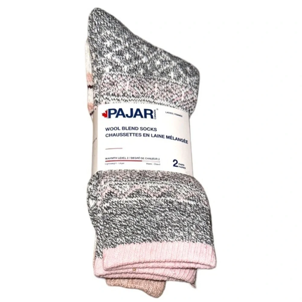 Pajar Wool Blend Hiking Confort dry socks 2 pack new with tags